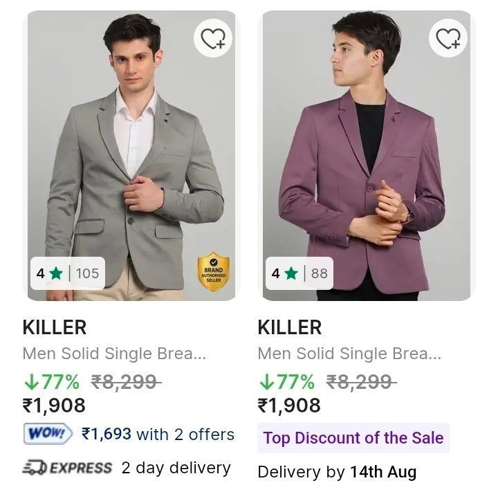 Killer Men S Blazer At 77