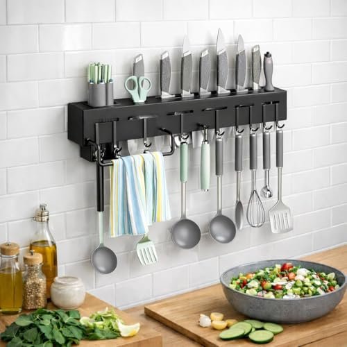 Kitchwell Kitchen Shelf Utensil Wall Mounted Knife