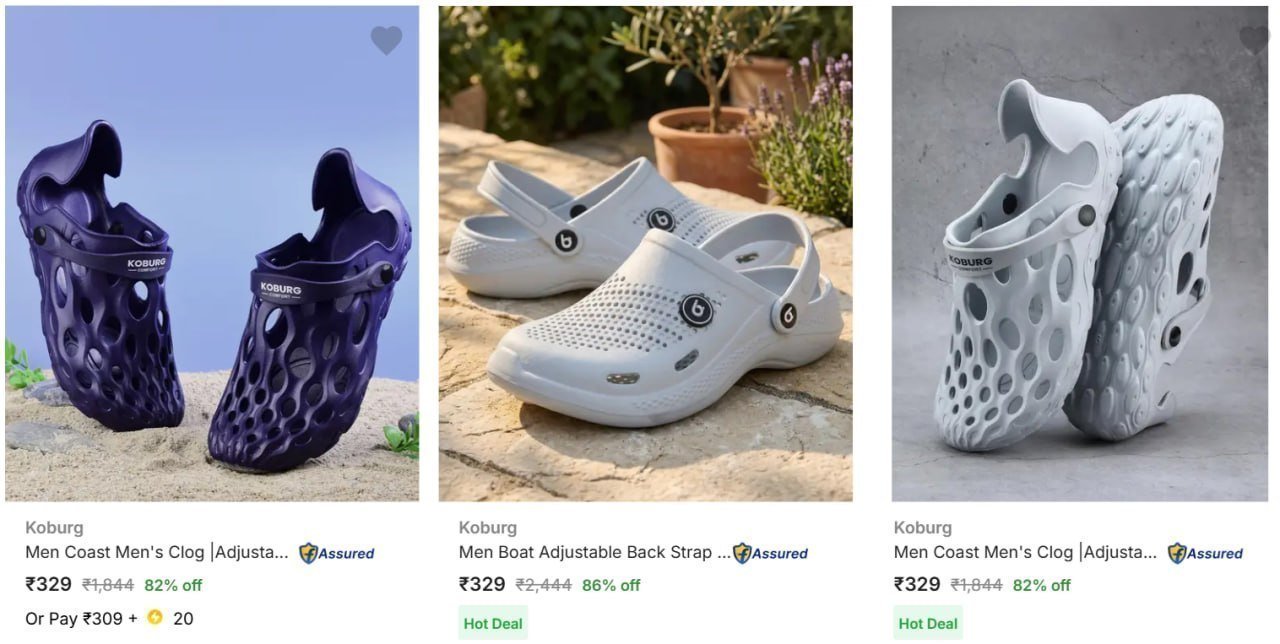 Koburg Men Sandals From 329