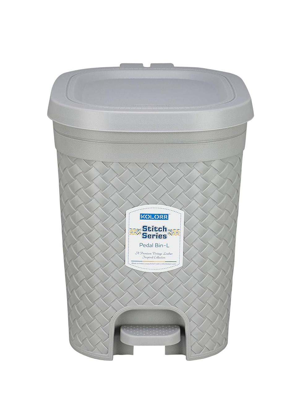 Kolorr Stitch Dustbin 15l - Grey 474