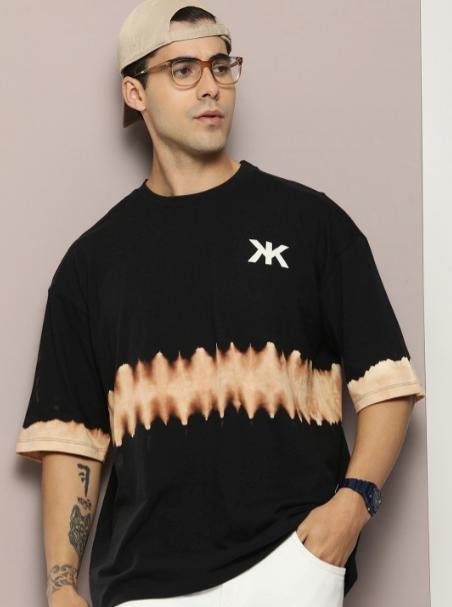 Kook N Keech Graphic Printed Drop-shoulder Sleeves