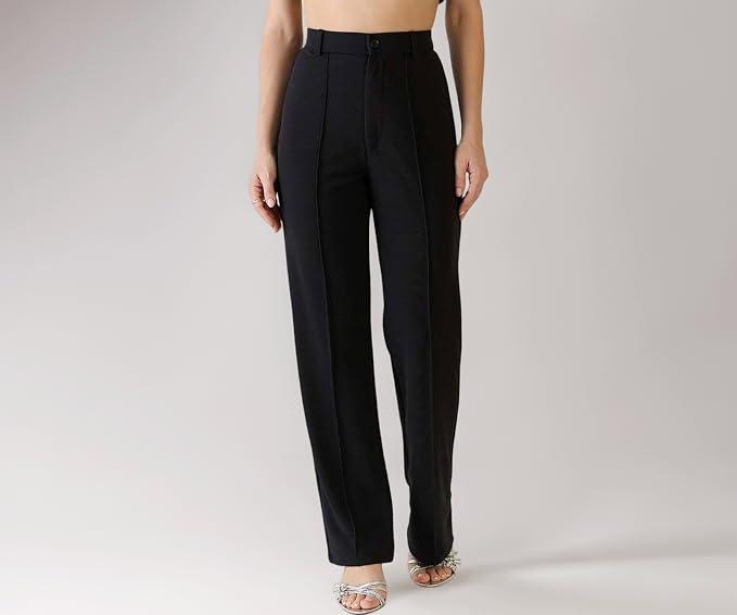 Kotty Women Polyester Blend Solid Trousers 260