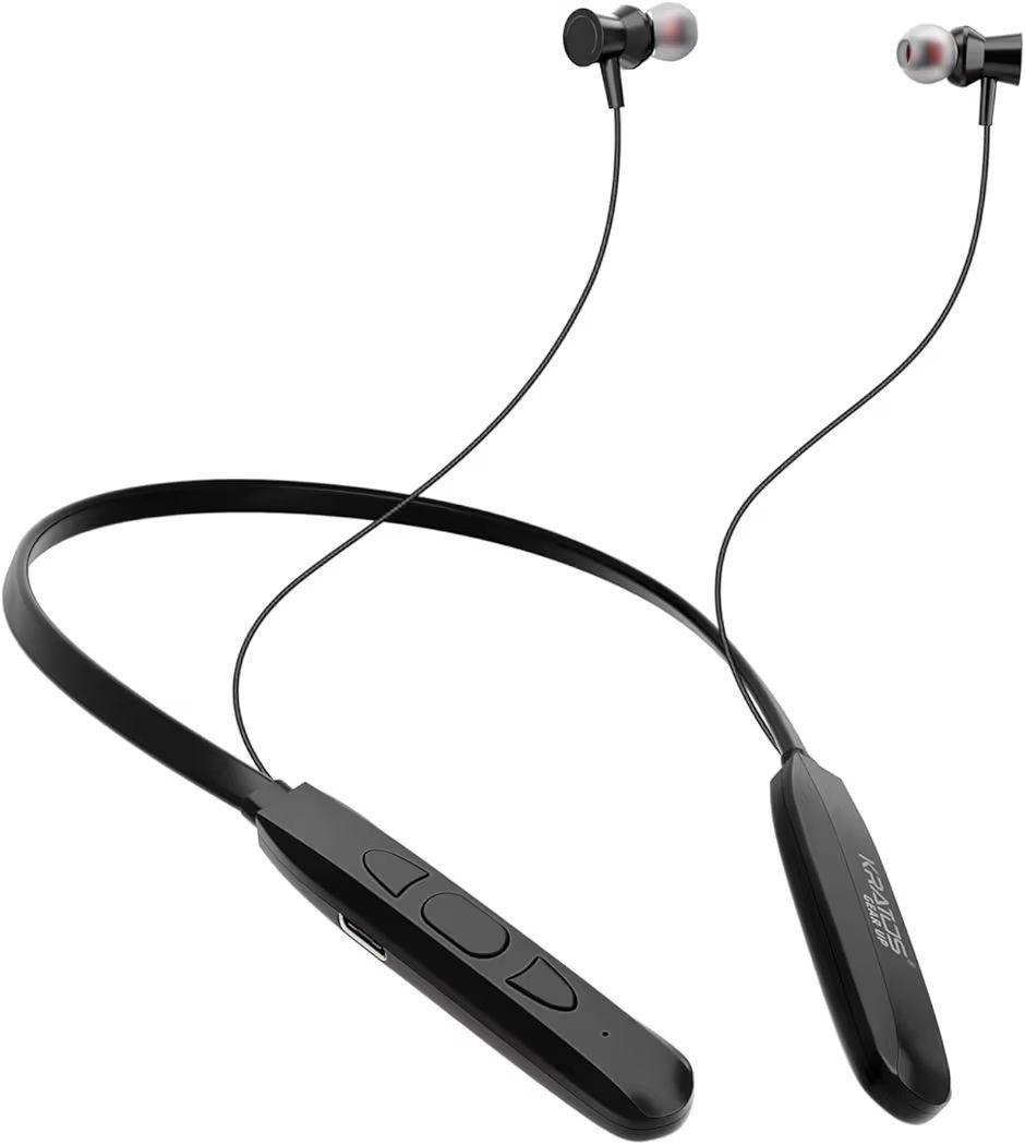 Kratos N1 Neckband Bluetooth Headphones With 