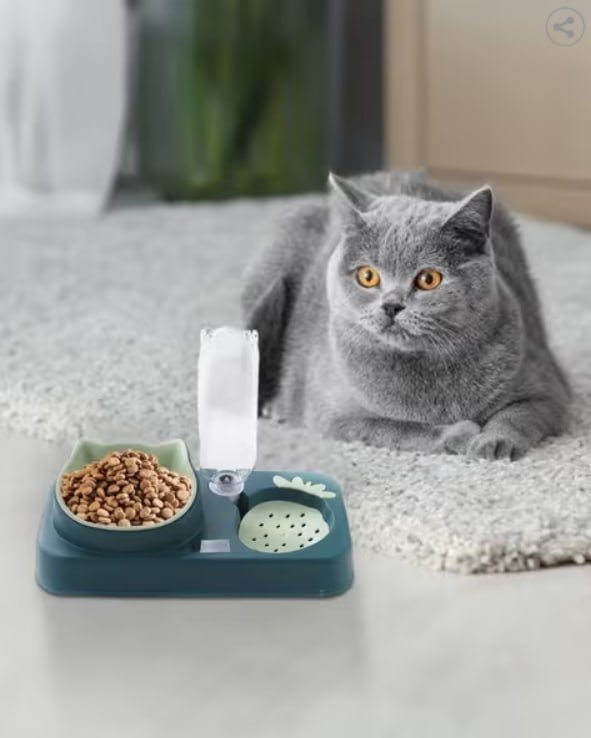 Kuber Industries Automatic Refill Pet Food Bowl 63