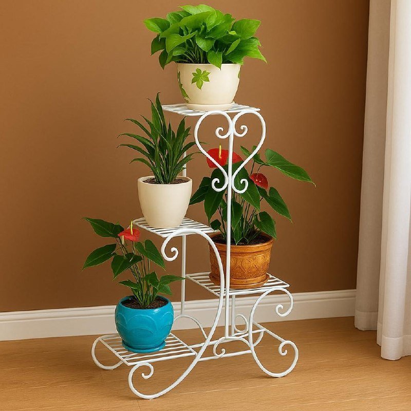 Kundi 4 Tier Plant Stands For Indoors And Out
