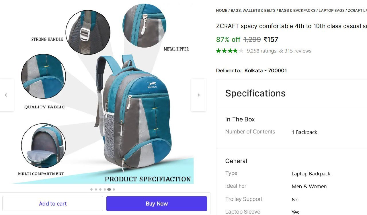 L Backpack (multicolor) 157