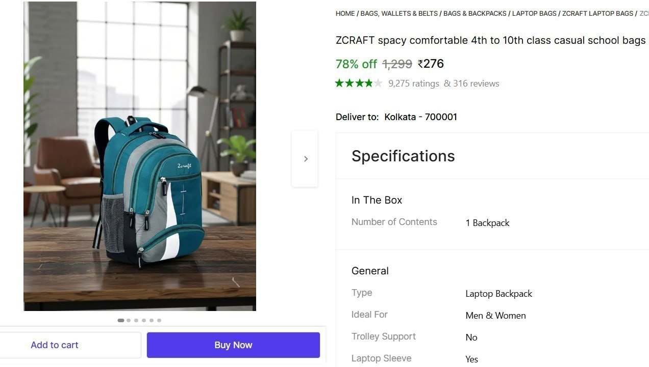 L Backpack (multicolor) 276