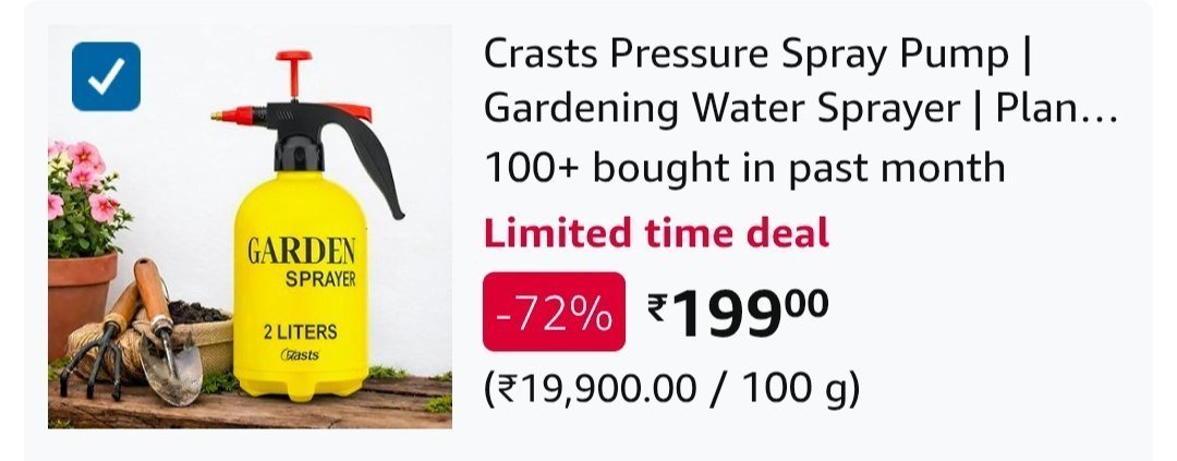 L Garden Pressure Sprayer Adjustable Nozzle Plant 