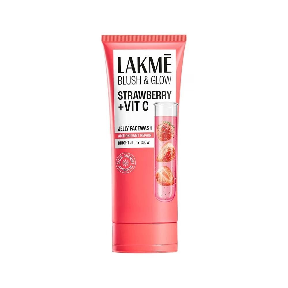 Lakme Blush Glow Hydrating Strawberry Facewash Wit