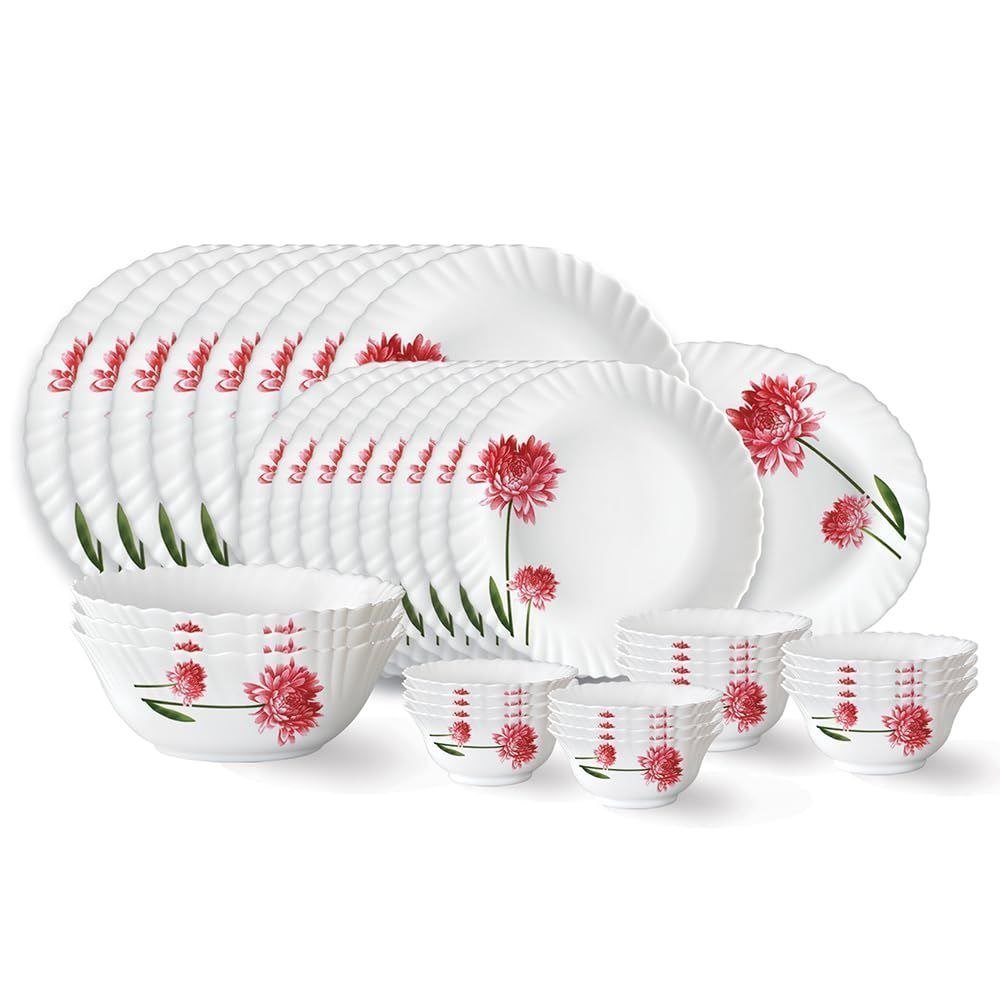 Larah By Borosil Belle Fluted Series Opalware
