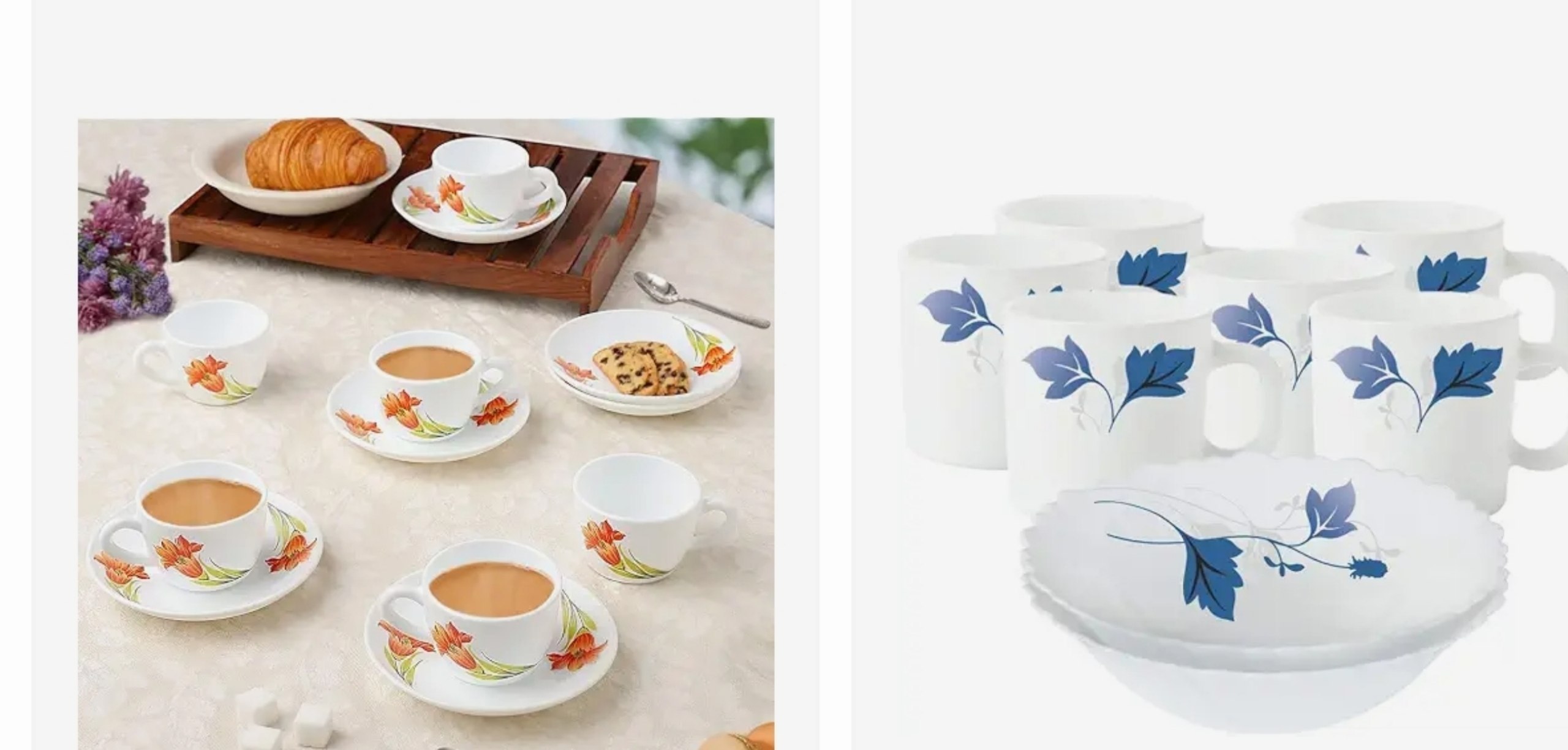 Larah By Borosil Dinner Set