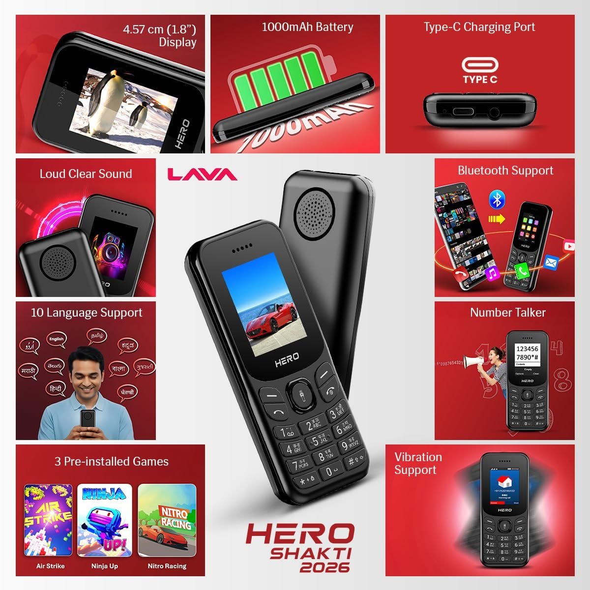 Lava Keypad Phone 899