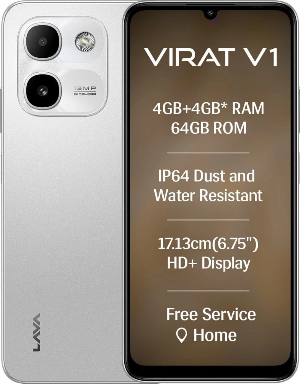 Lava Virat V1 (4 Gb Ram 64 Gb Storage) At Rs 