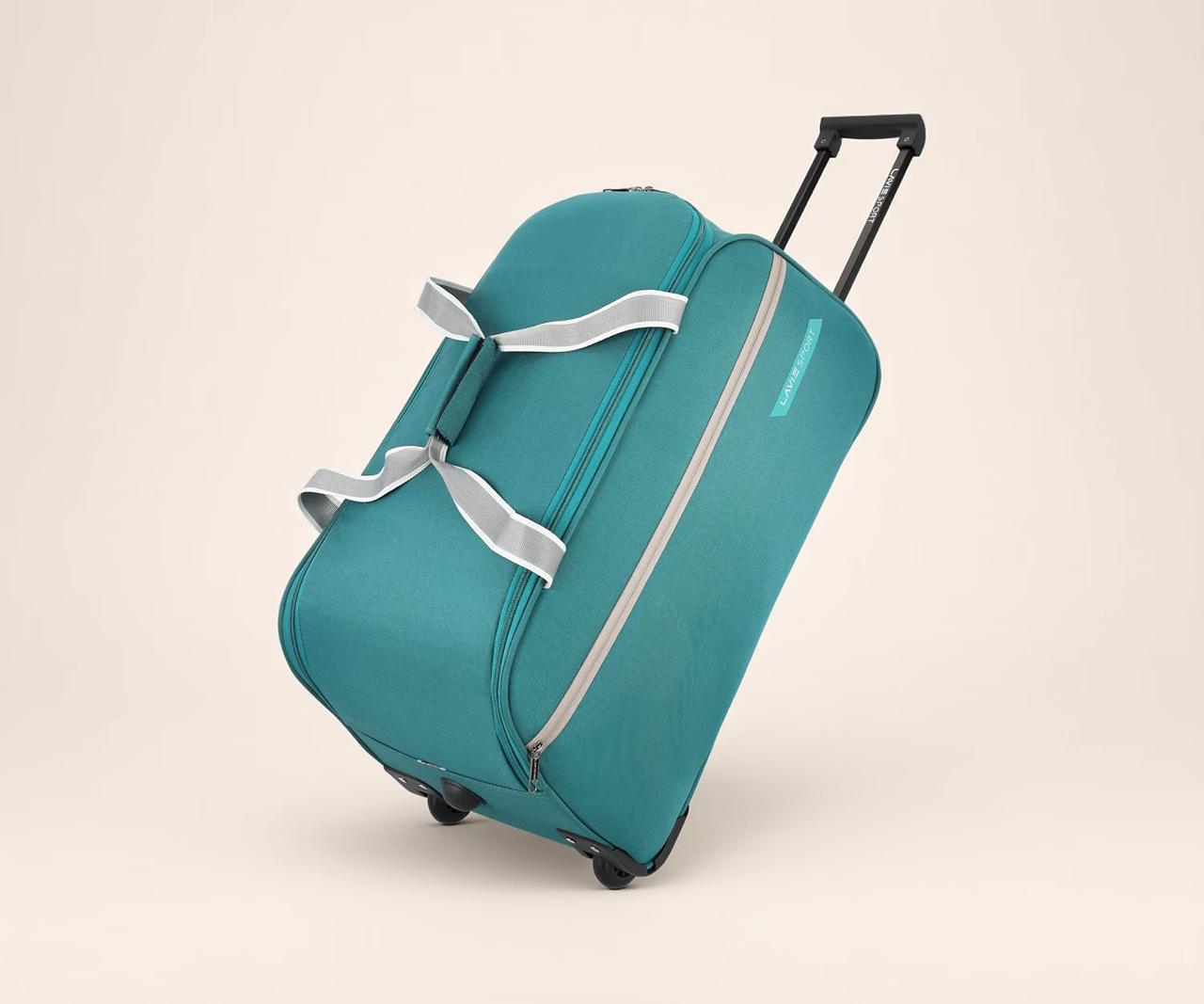 Lavie Sport Polyester Lino Wheel Duffel Bag 2 Wheel Duffle Bag 859
