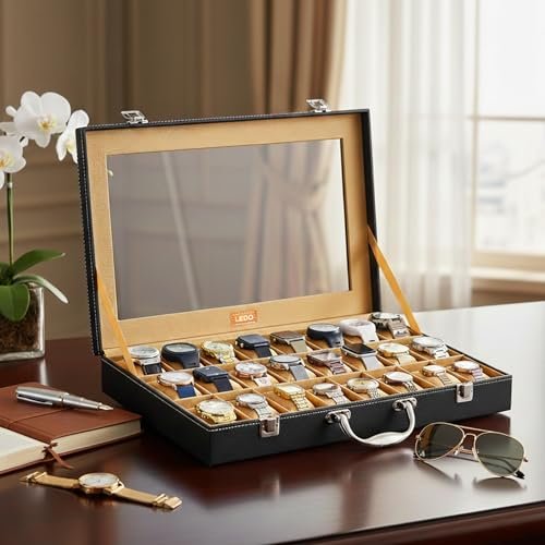 Ledo Men S And Women S Watch Box Holder Organizer 
