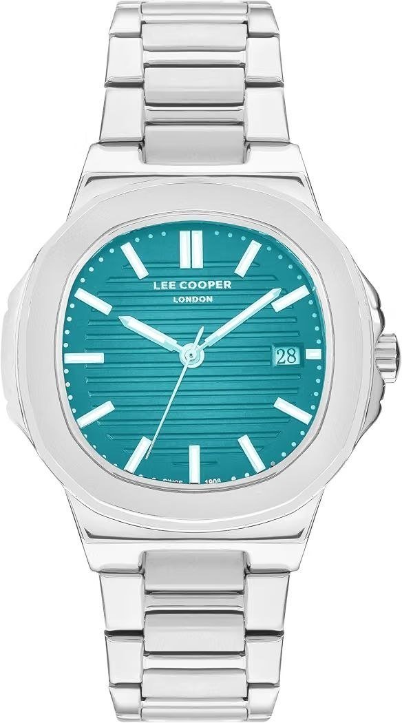 Lee Cooper Analog Turquoise Dial Men S Watch