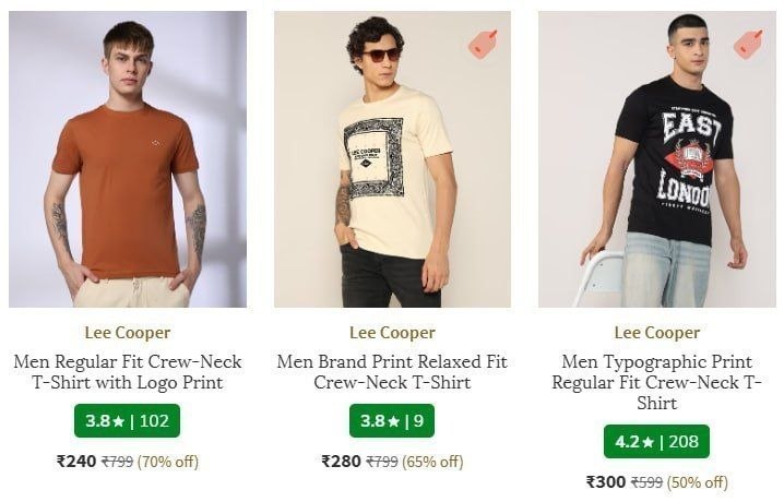 Lee Cooper T-shirts