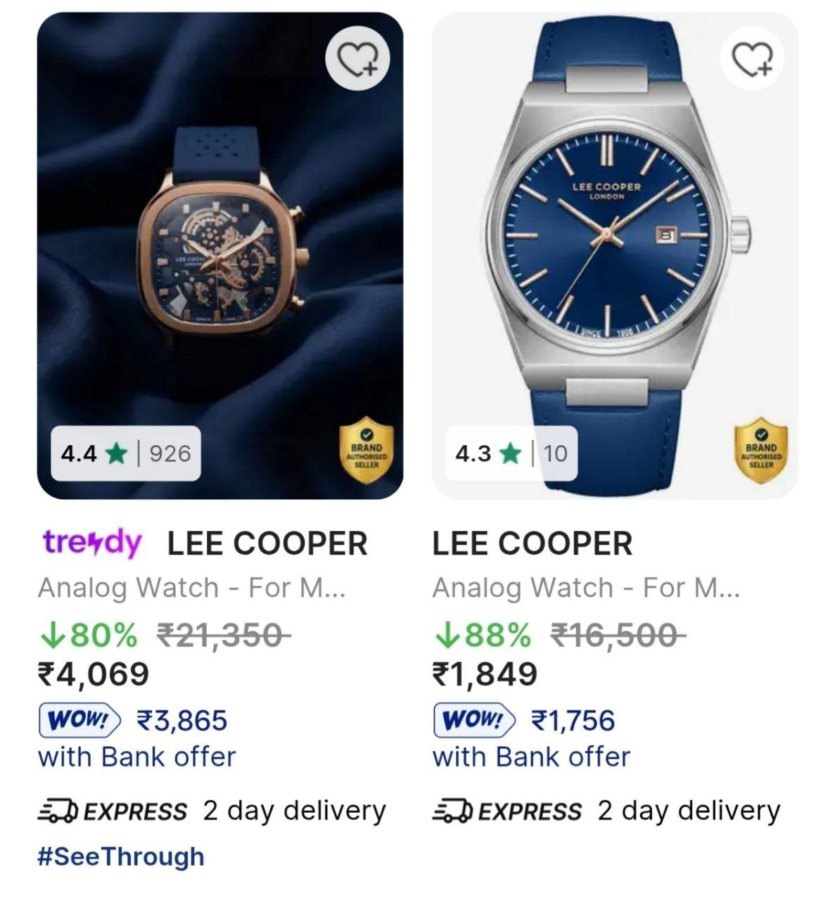 Lee Cooper Wrist Watches