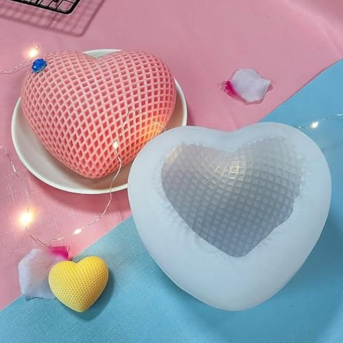 Legacycart 1pcs 3d Silicone Love Heart Mold L