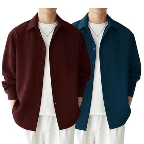 Leriya Fashion Men S Formal Button Down Shirt Slim