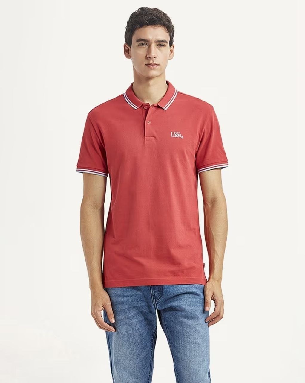Levi S Men Slim Fit Cotton Polo T-shirt 540