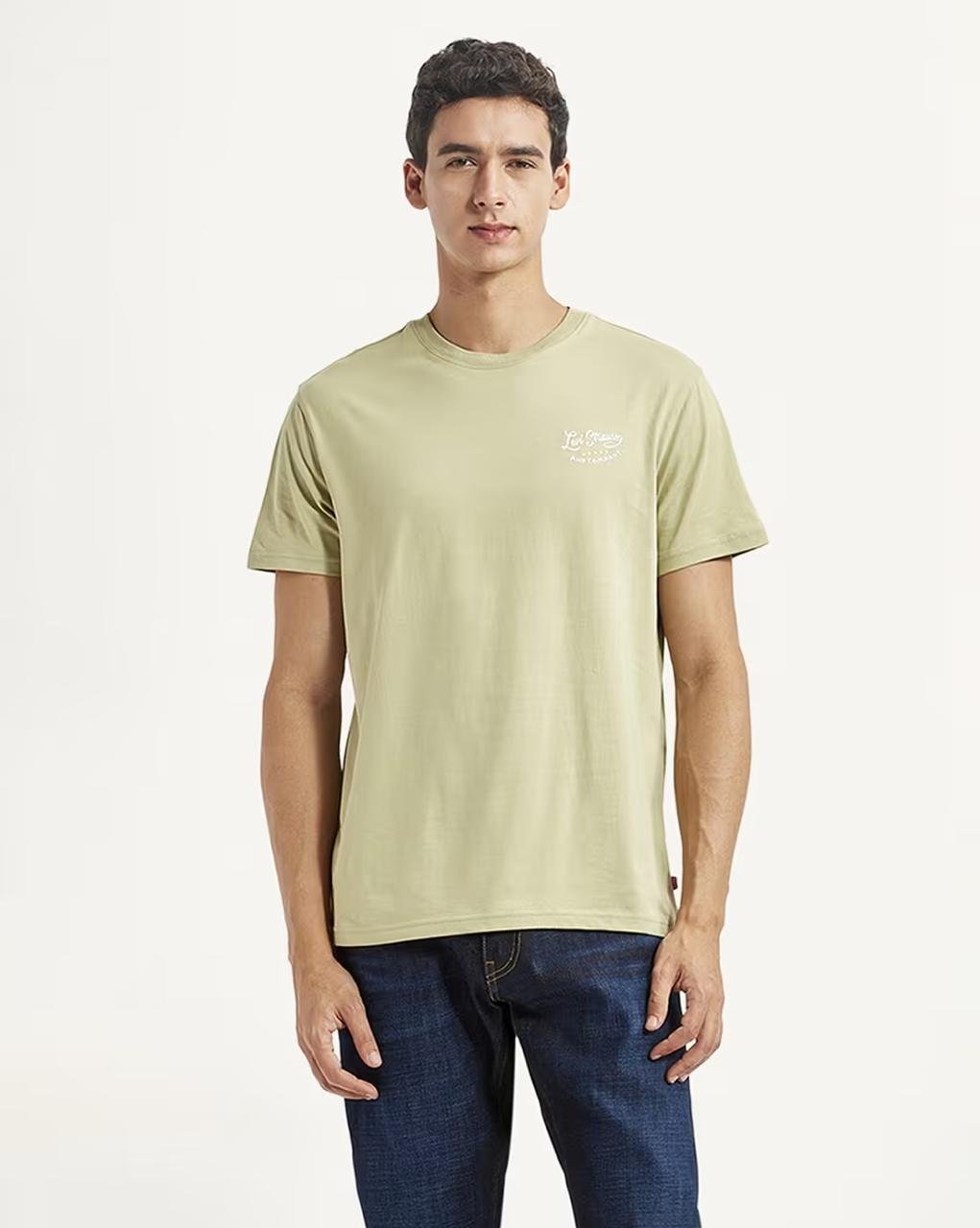 Levi S Men Slim Fit Crew-neck Cotton T-shirt 