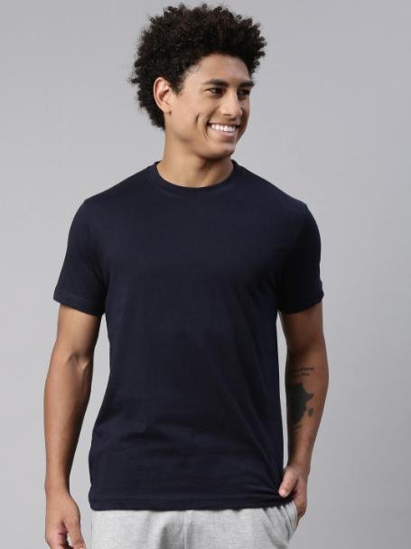 Levis Men Soft Pure Cotton Round Neck Half Sleeve 