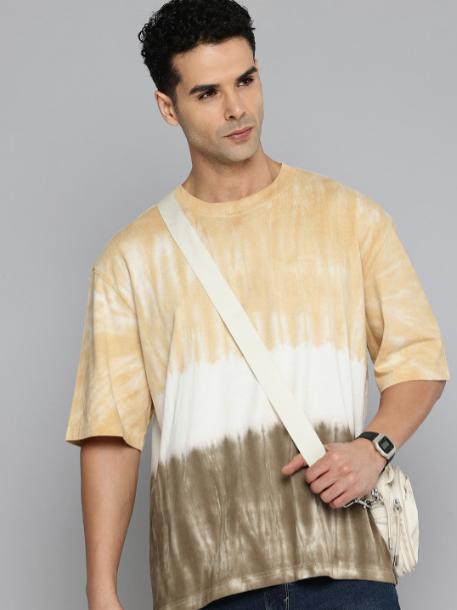 Levis Tie And Dye Drop-shoulder Sleeves Pure Cotto