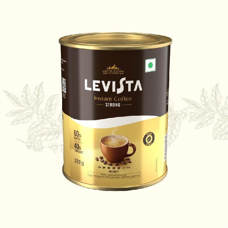 Levista Strong Instant Coffee Can 200 Gm 280