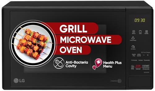 Lg 20 L Grill Microwave Oven (mh2044db Black 