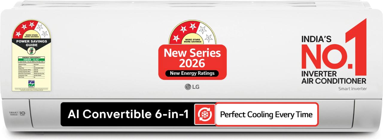 Lg 2026 Model 1 5 Ton 3 Star Split Smart Inve