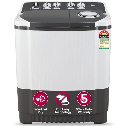 Lg 7 Kg 5 Star Wind Jet Dry Semi-automatic Top Loa