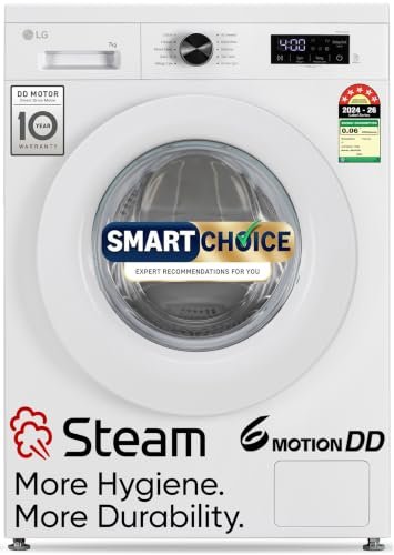 Lg Smart Choice 7 Kg 5 Star Steam Inverter Direct 