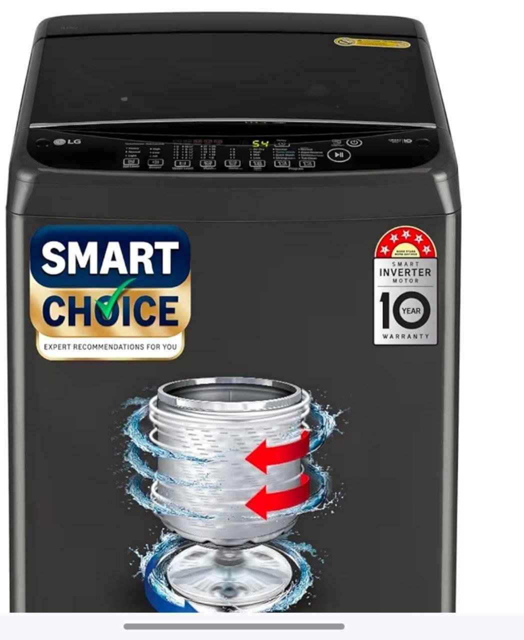 Lg Smart Choice 9 Kg 5 Star Smart Inverter Technol