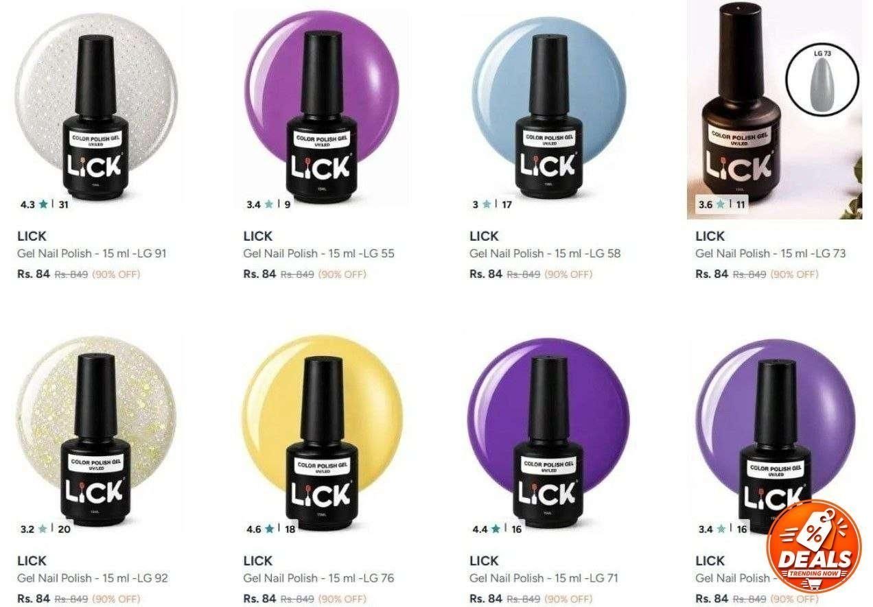 Lick Nail Polish At 84