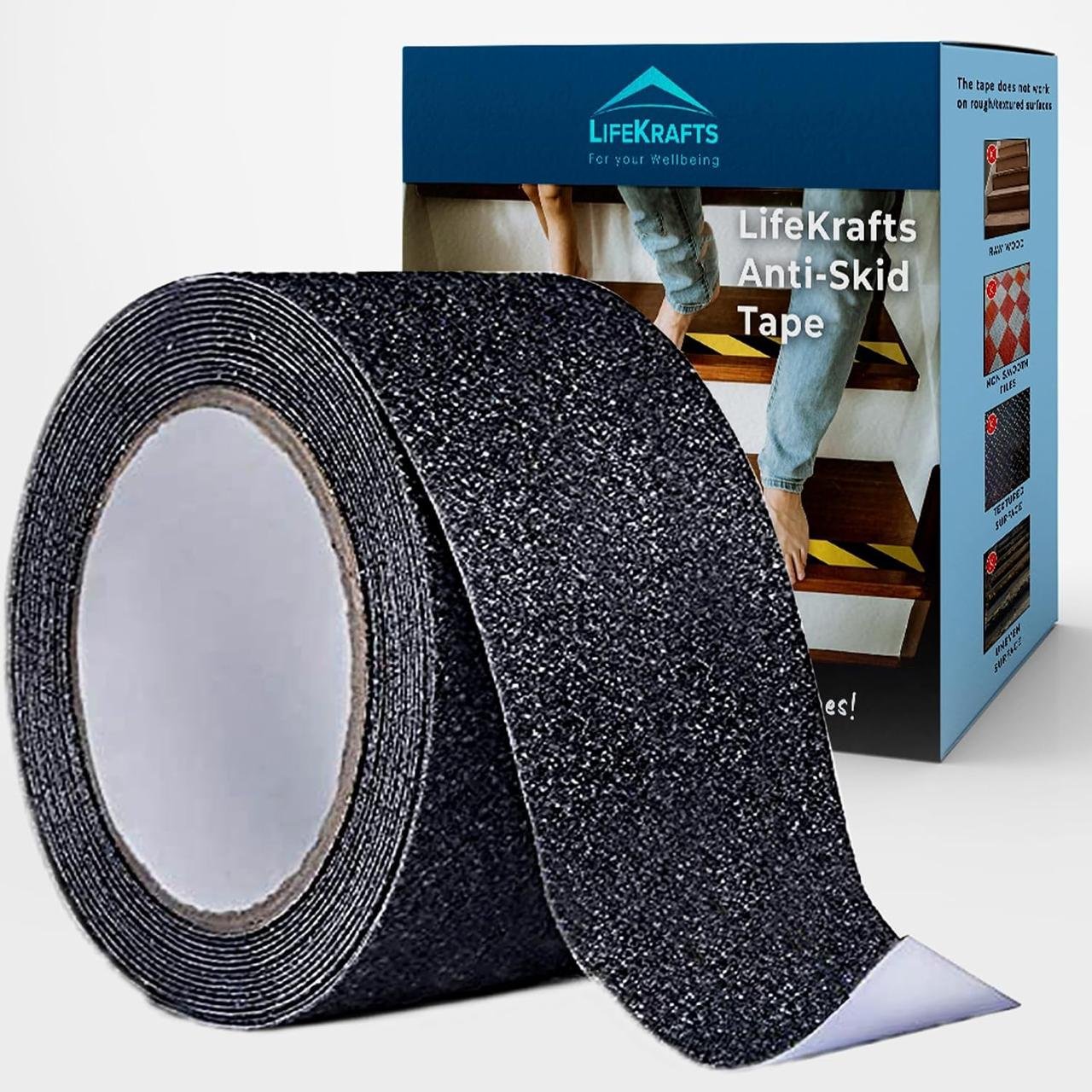 Lifekrafts Anti Skid Tape For Stairs Heavy-du
