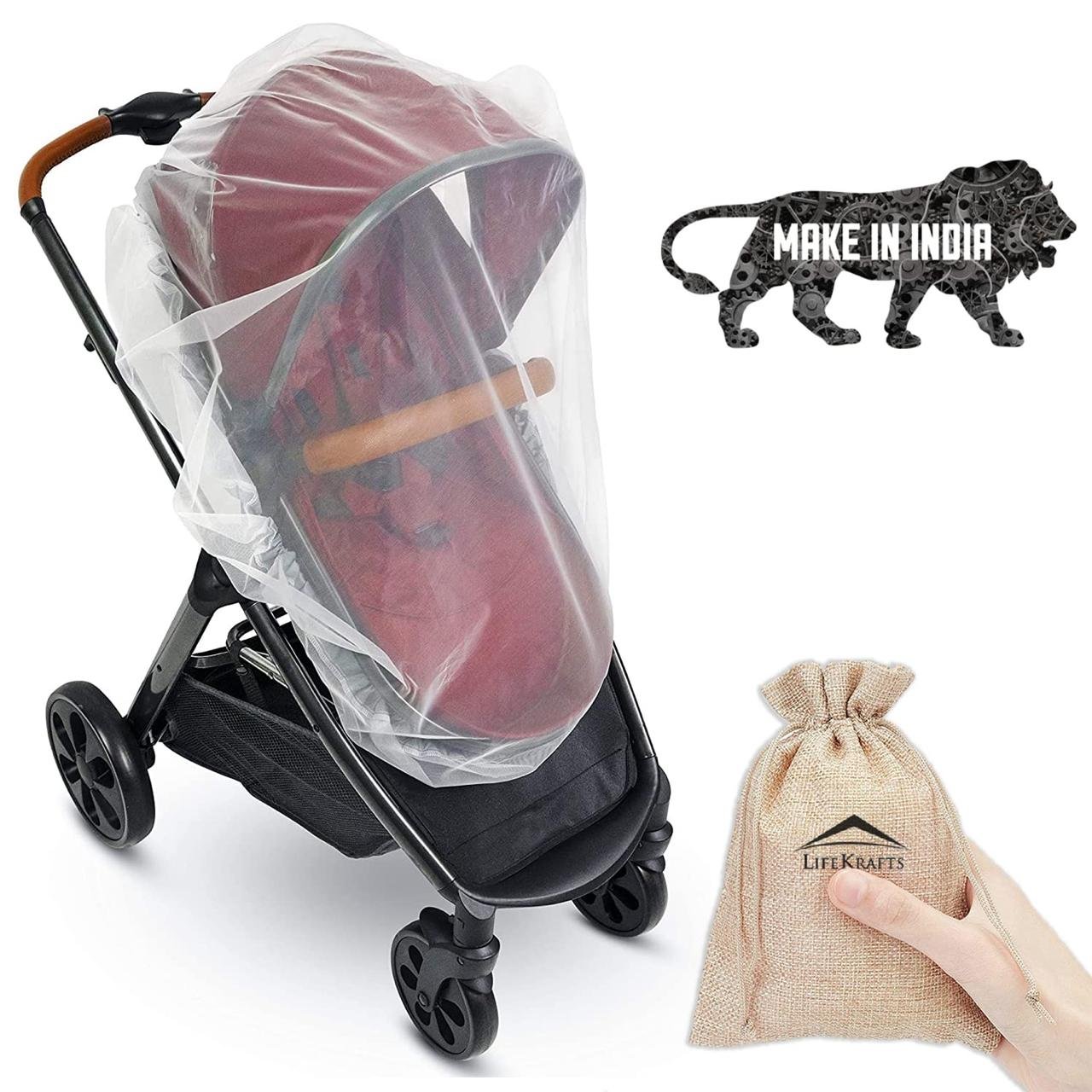 Lifekrafts Stroller Mosquito Net For Baby New