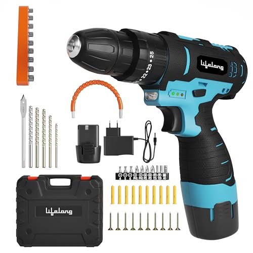Lifelong 12v Cordless Drill Machine For Home 