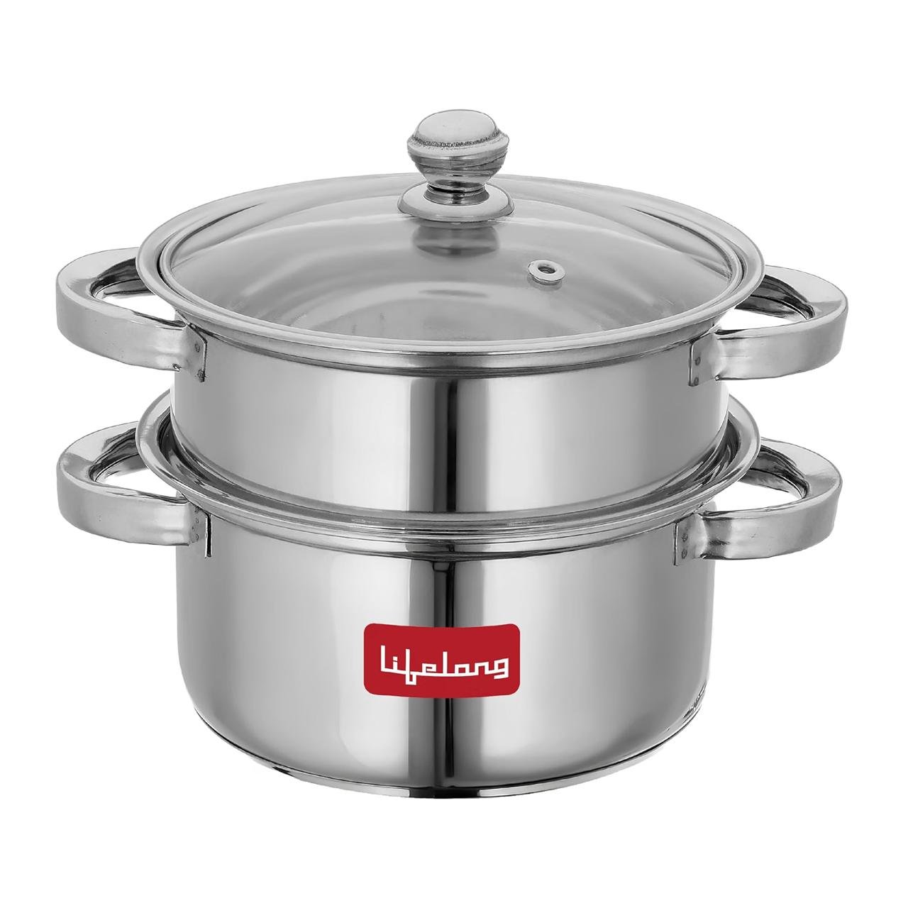 Lifelong 2-tier Steamer Momo Modak Maker Indu