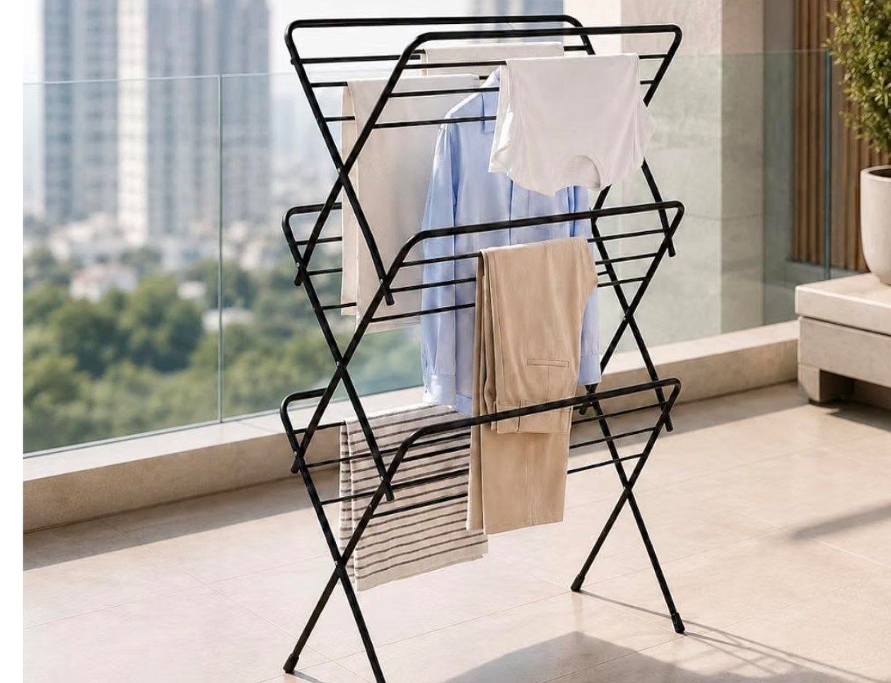 Lifelong Foldable Alloy Steel Cloth Drying Stand A