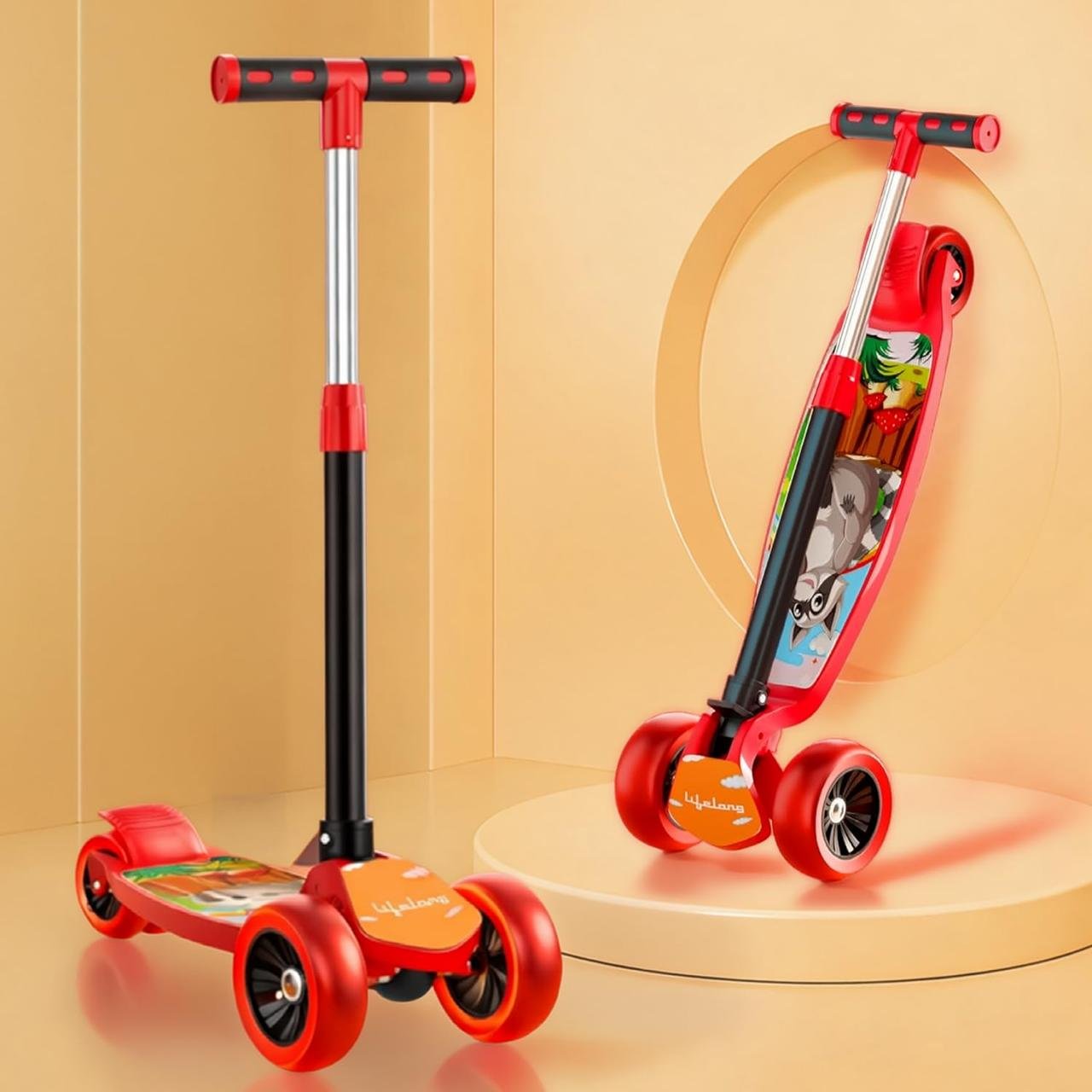Lifelong Kick Scooter With Adjustable Height 