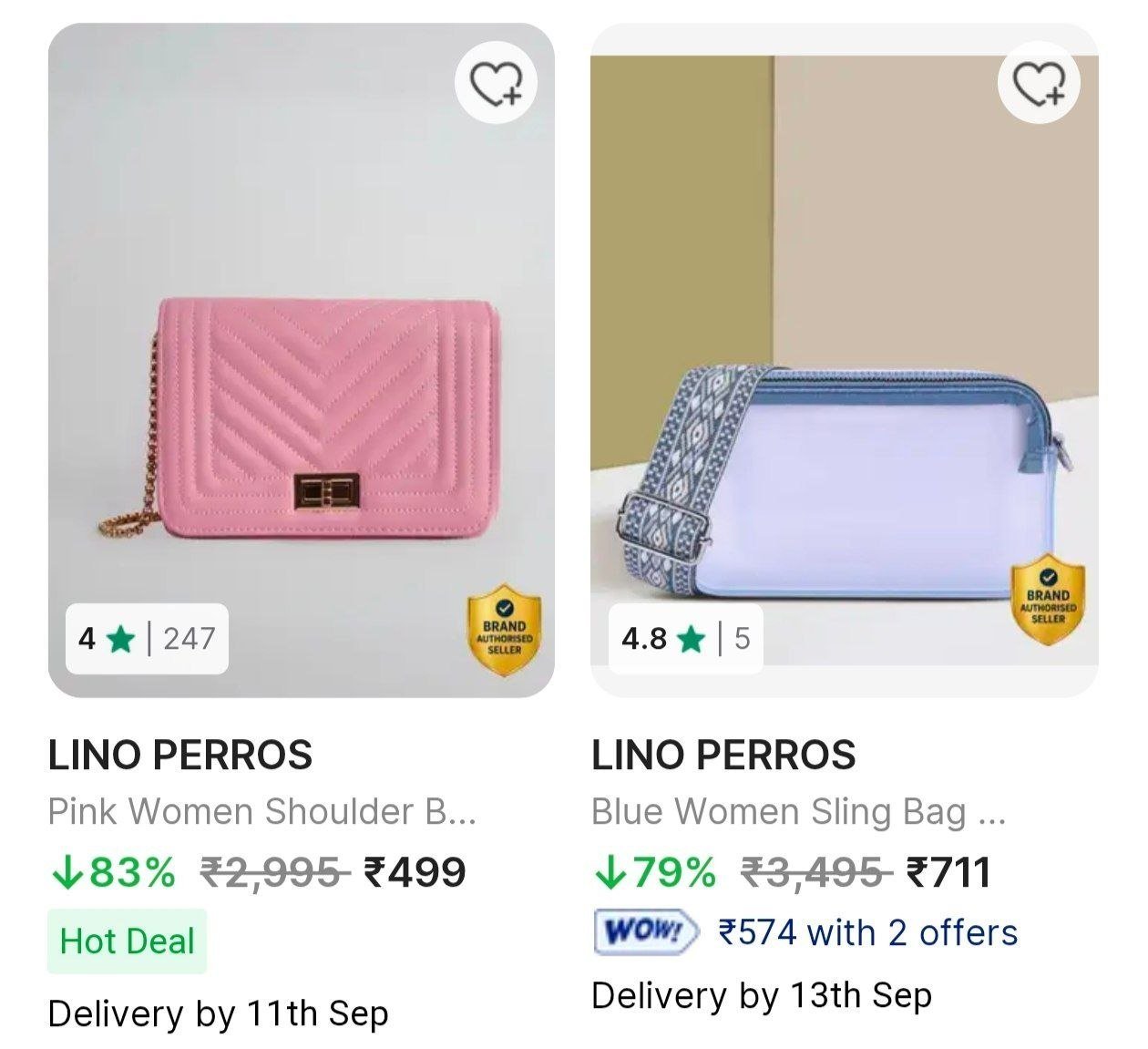 Lino Perros Sling Bags
