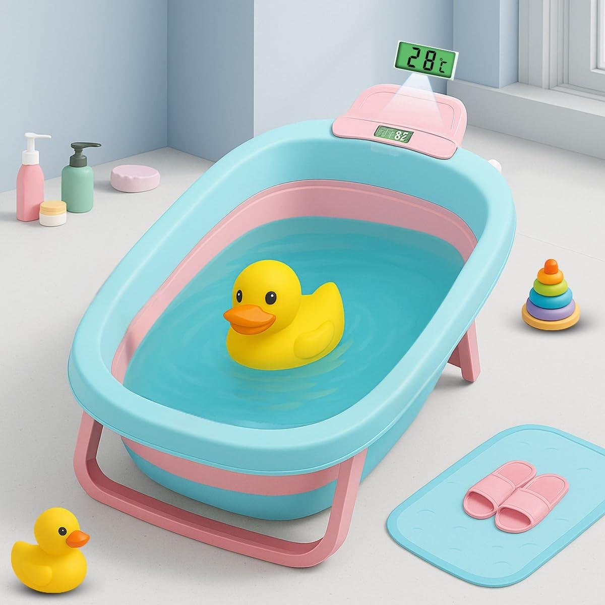 Little Olive Baby Bath Tub With Temperature D