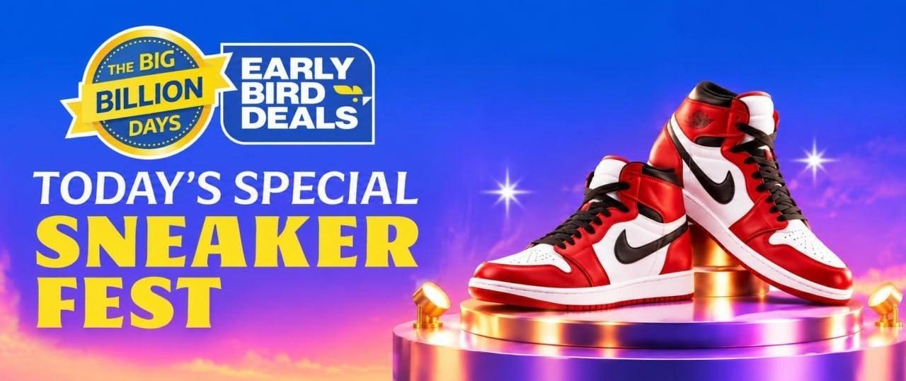 Live Flipkart Sneaker Fest Early Dealslowest 