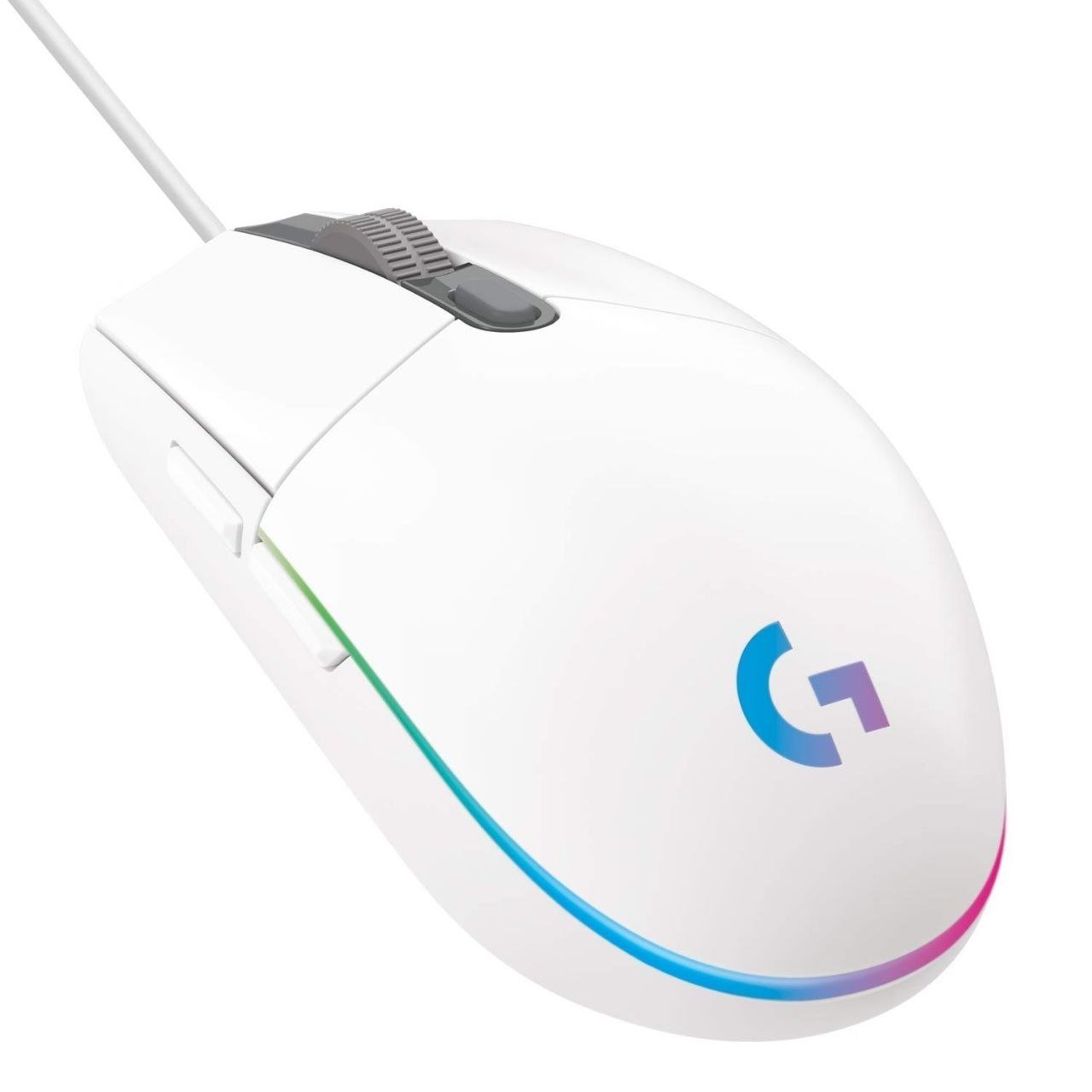 Logitech G102 Light Sync Gaming Mouse White 1 046