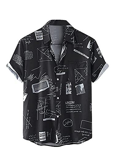 Lookmark Men S Casual Printed Tropical Shirts