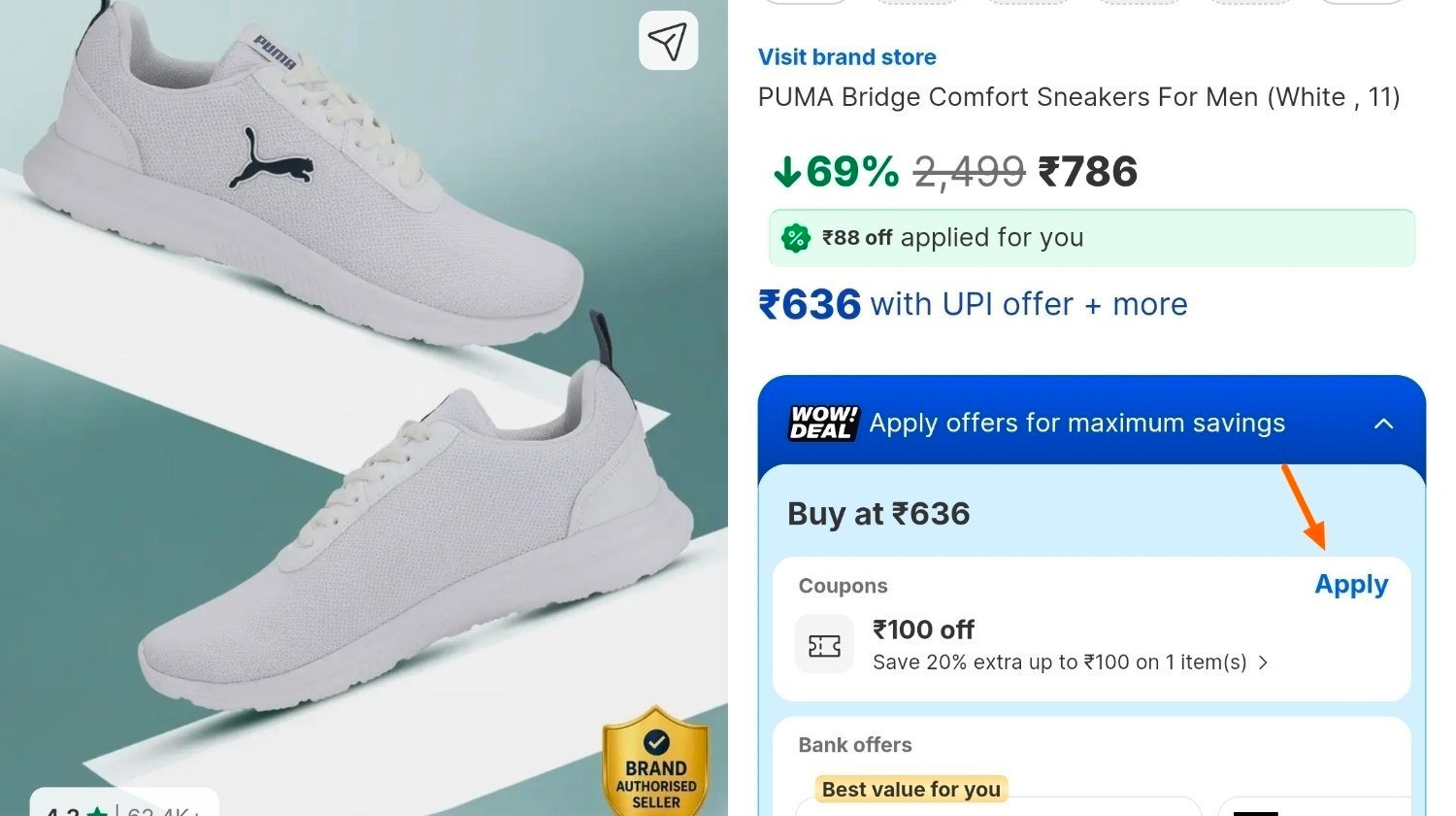 Looot Puma Sheos 100