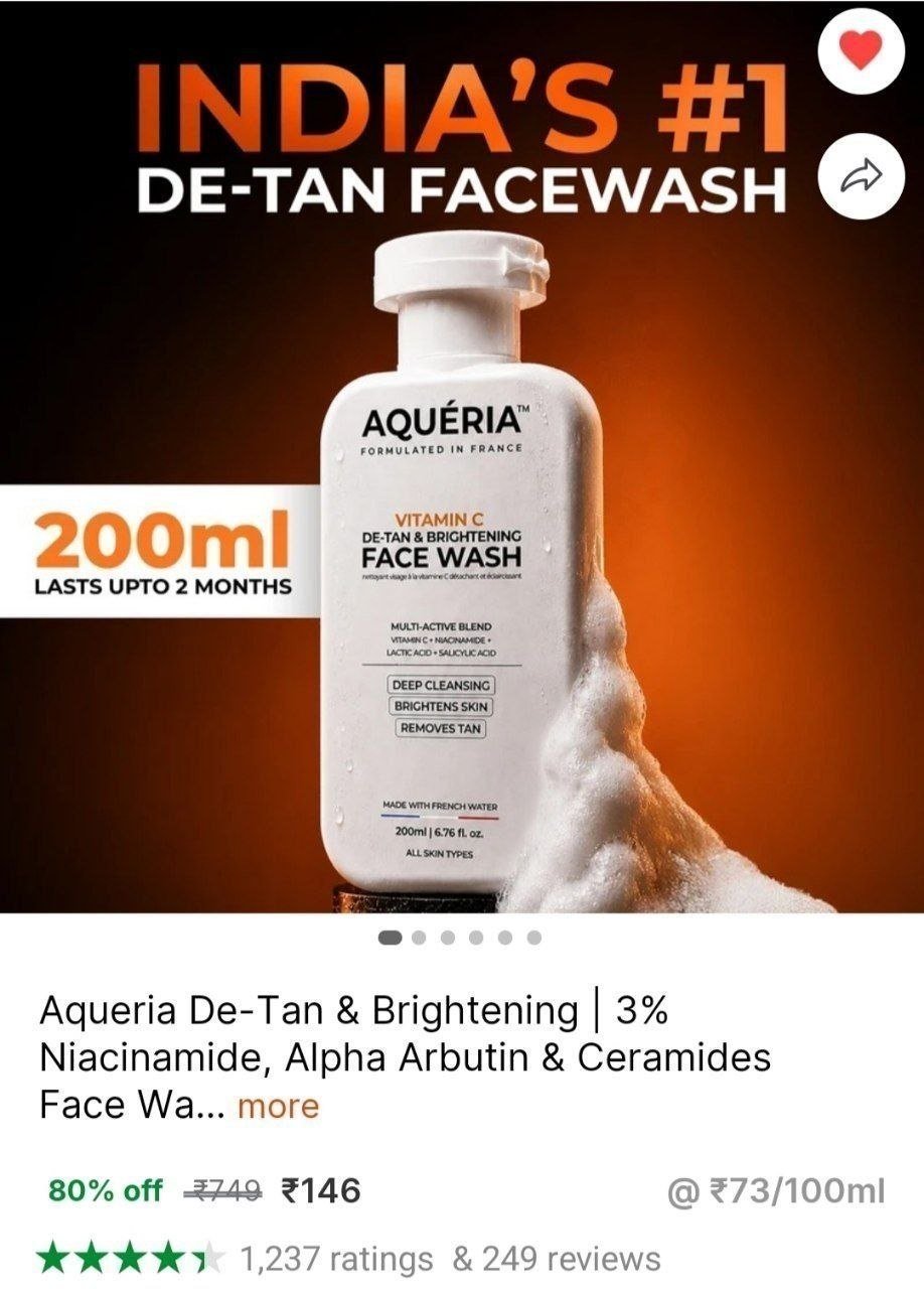 Loot Back 146 Aqueria Facewash 200 Ml
