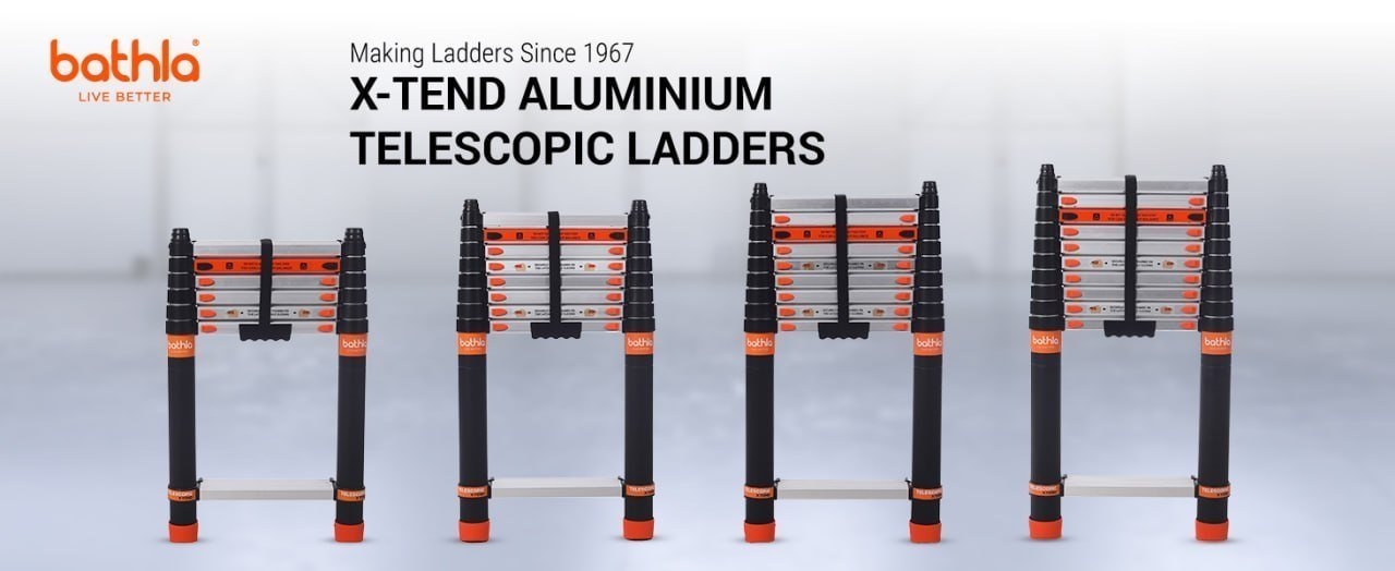 Loot Bathla 6 5ft Aluminium Telescopic Ladder