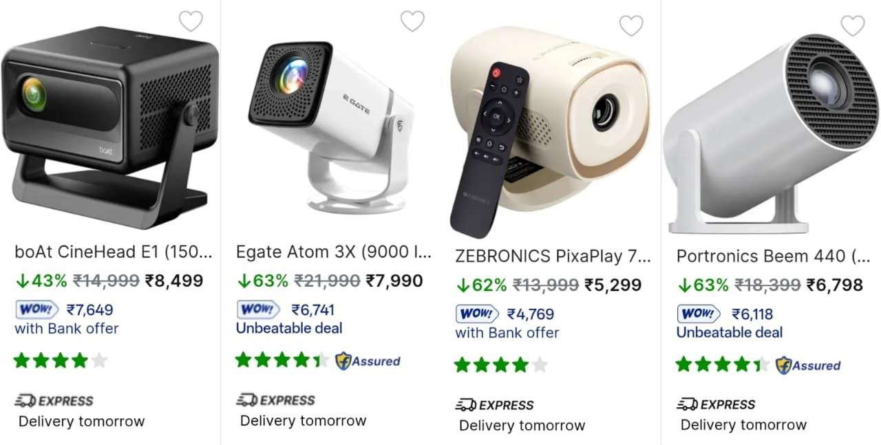Loot Best Smart Projector Deals Starting 4 76
